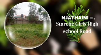 Njathaini-Starehe Girls school Road